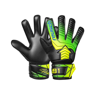 Reusch Attrakt AB1 Solid Junior 5562564 7052 black yellow 1